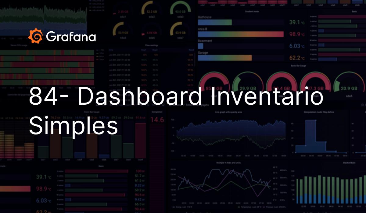 Dashboard Inventario Simples Grafana Labs